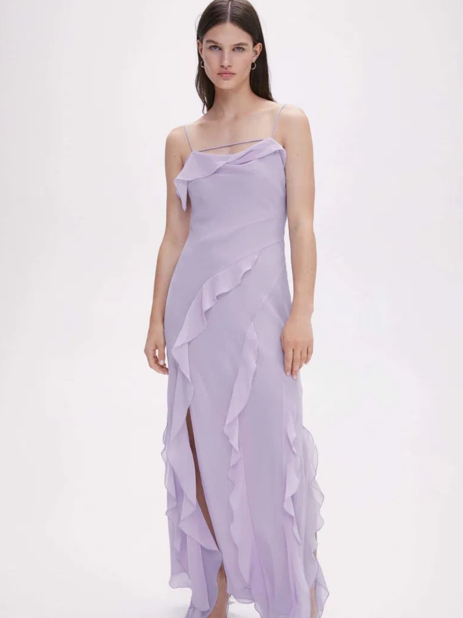 Mango Ruffled Dress